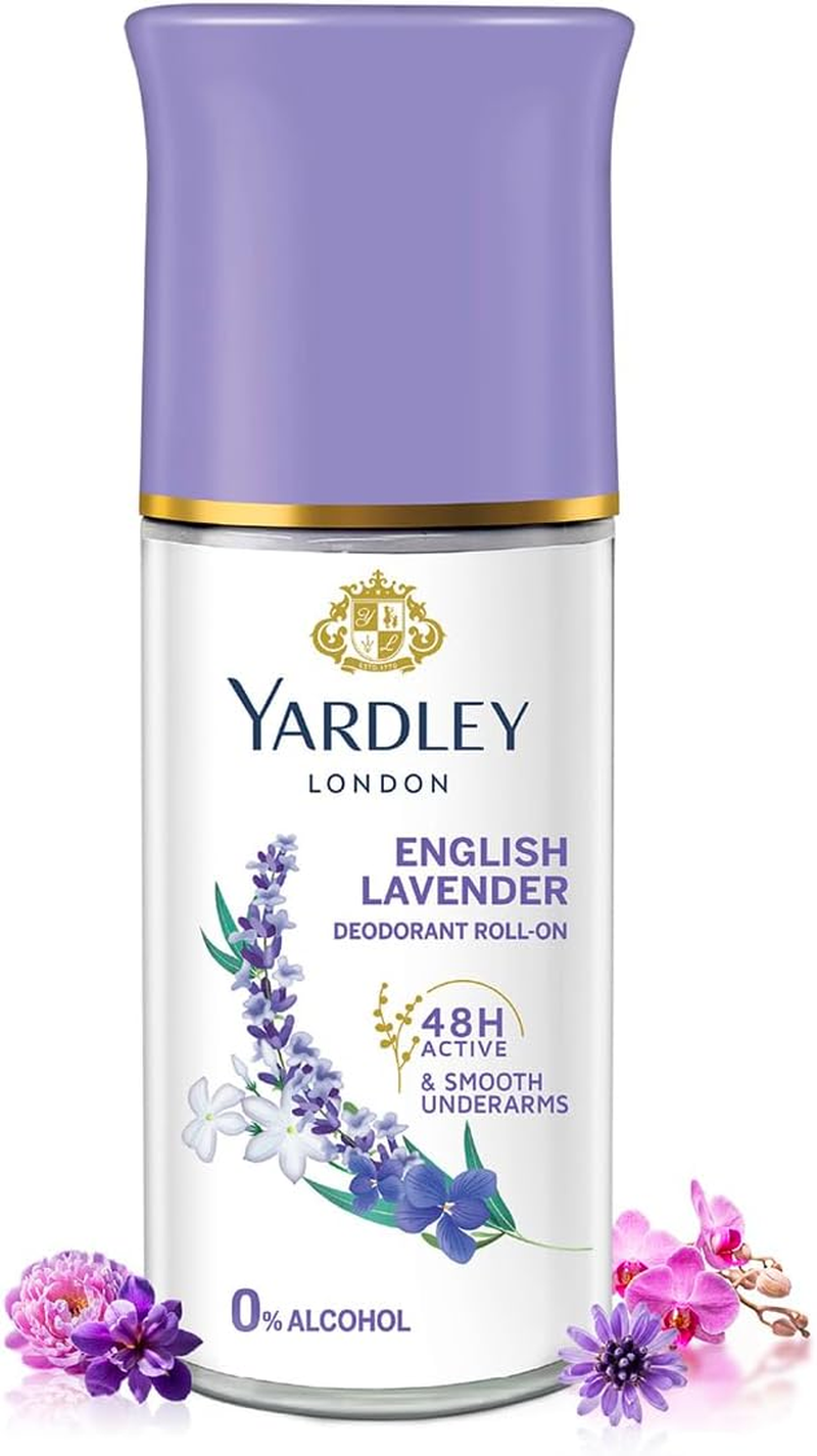 English Lavender by Yardley London Deodorant Roll-On 1.7 Oz image number 2