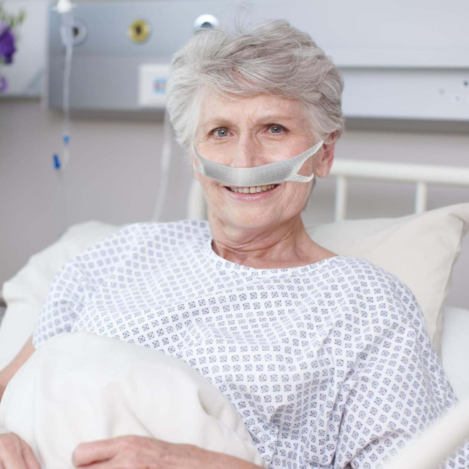 20Pcs Elastic Adjustable Nasal Bandage Set | Comfortable & Easy to Use | Absorbent Gauze for Effective Dressing Care | Bandage for Fixing Dressings image number 3