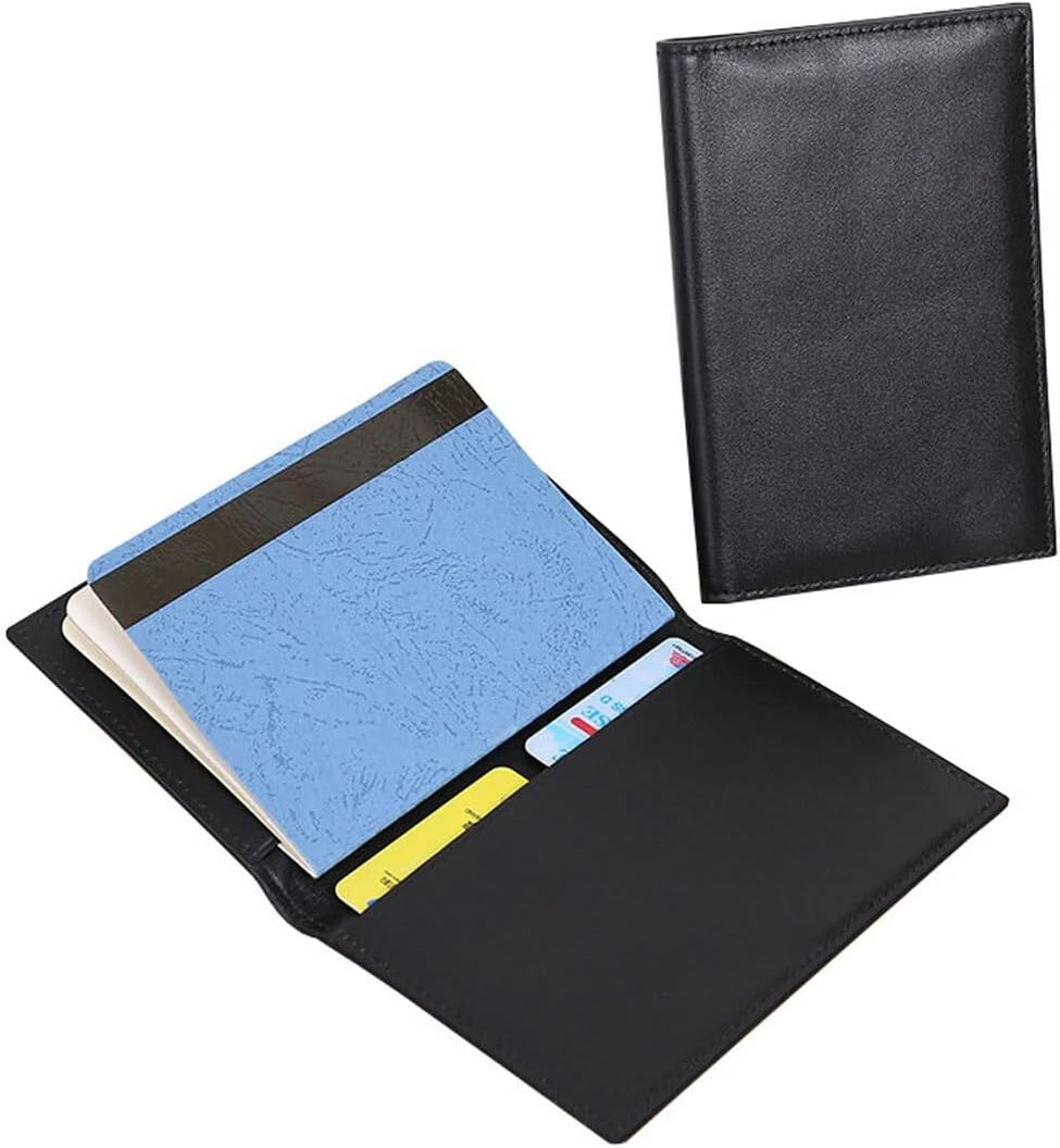 Ariv Hommey Premium Leather Passport Holder - Slim Travel Wallet for Women & Men with ID Card Slots Secure Passport Cover for International Trips image number 1