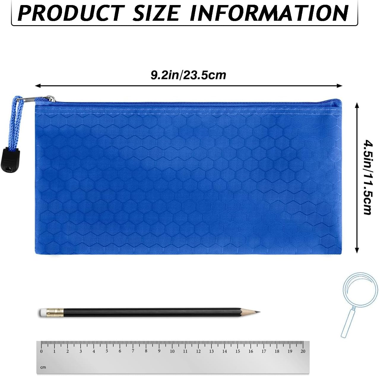 48Pcs Zipper Pencil Pouches Waterproof Pencil Cases Small Organizing Bags Pencil Pouch Bulk for Office Supplies, Kids,Cosmetics,Travel Accessories Stationery 12 Colors - 48Pcs image number 4