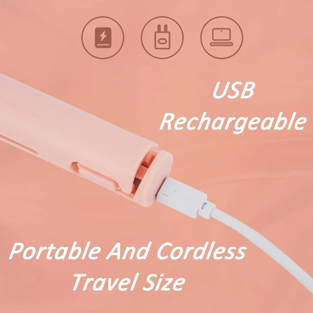 Mini Dual-Purpose Curling Iron,2 in 1 Mini Curling Wand & Flat Iron Hair Straightener,Portable Travel Curling Wand for All Hair Types (White) image number 5