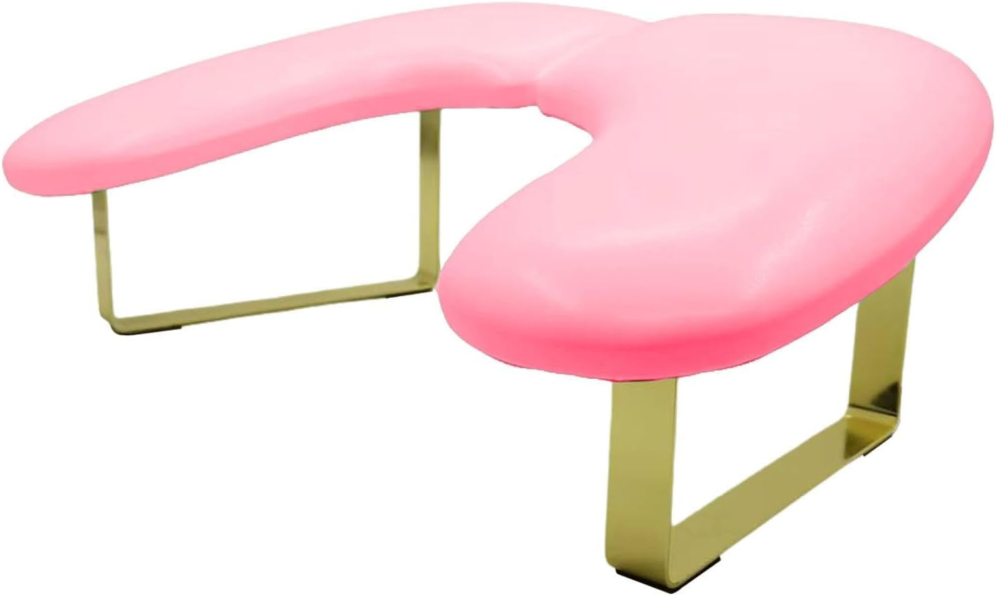 Perfk Nail Arm Rest Soft Comfortable Manicure Table Mat Nail Art Accessories Rest Cushion 15&deg; Slant for Manicurist Gift, Pink