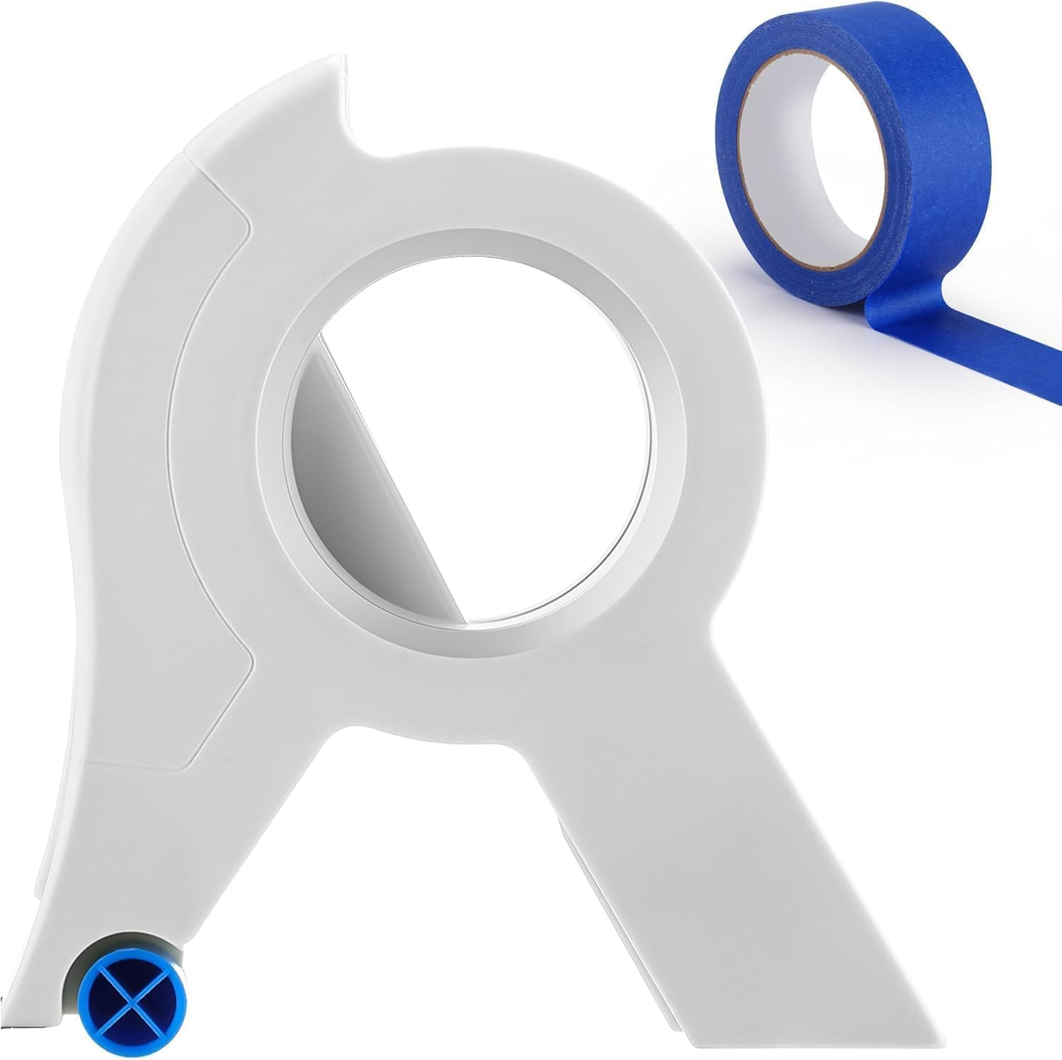 Masking Paint Tape Applicator Cutter with Blue Each 1.4 Inch Painters Tape for Painting, Trim, Windows, and Door Frames image number 3