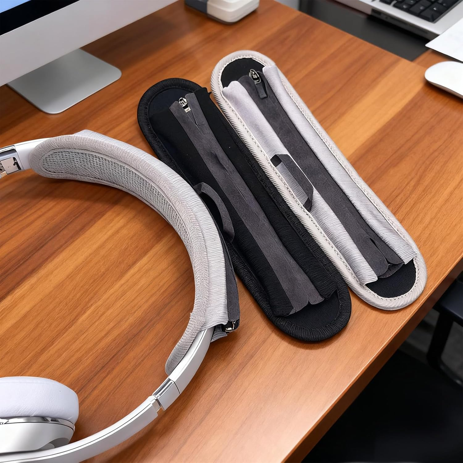 2 Universal Headband Covers, Suitable for Sony Wh-1000Xm5, Bose Quiet Comfort Qc25, Qc35Ii, Qc45, Beats Solo3, as Well as Headband Cover Accessories for Anker, Sennheiser, Jbl, Jabra, Edifier, Etc. image number 3