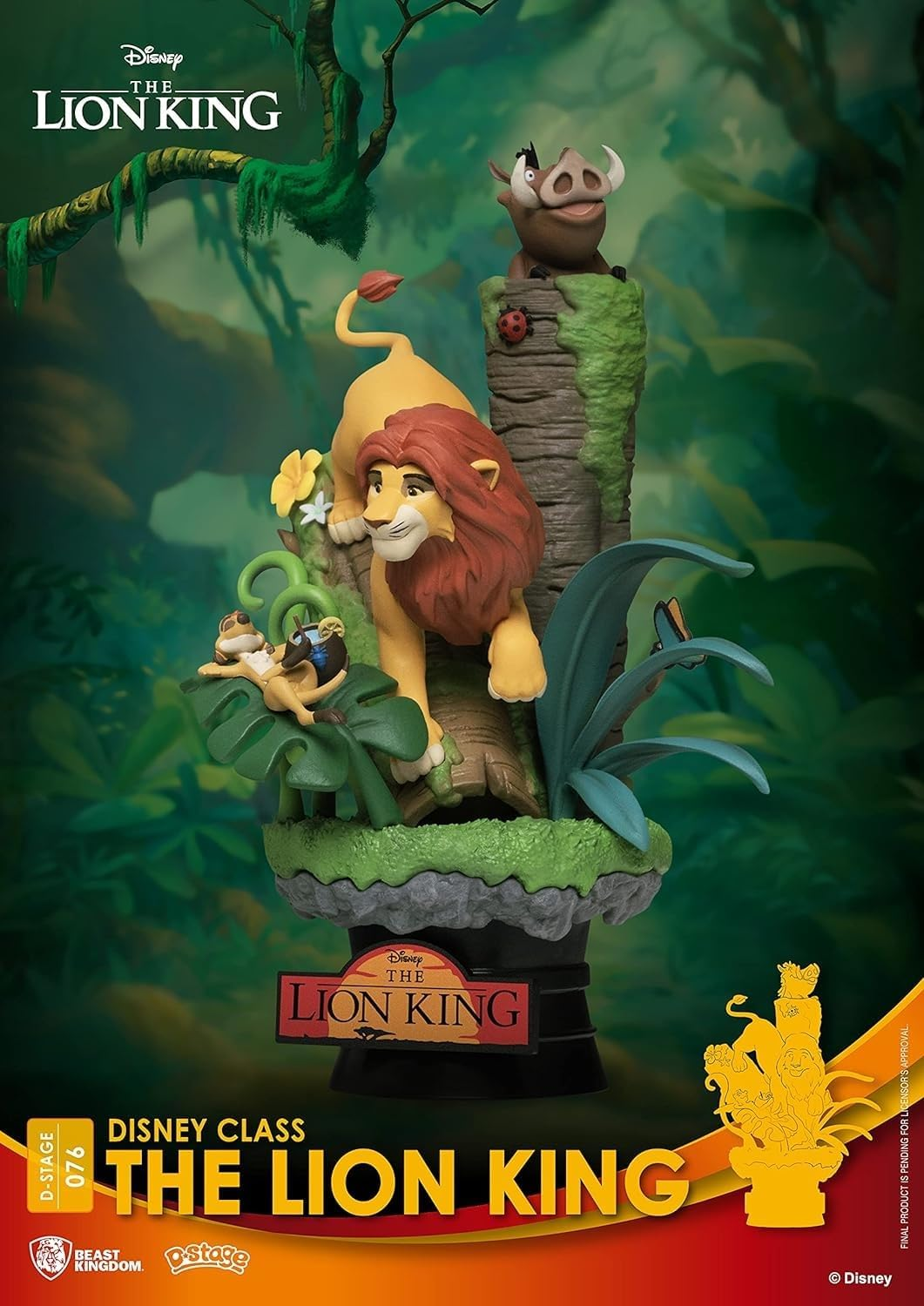 Beast Kingdom D Stage Disney Classic Lion King Figure Statue