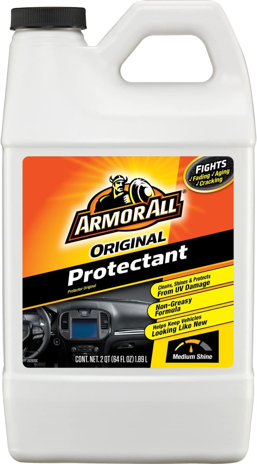 Armor All Car Protectant Refill, Car Interior Cleaner with UV Protection, 1 Gal Each, 4 Pack - 3.78 L (Pack Of 1)