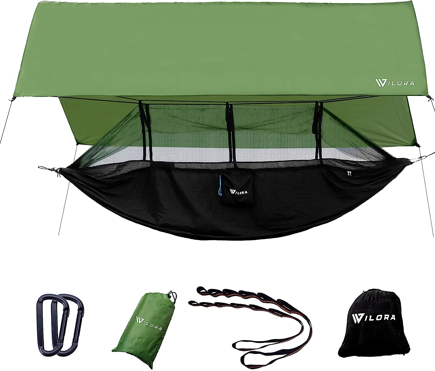 Wilora Hammock with Mosquito Net & Tarp - Ultimate Camping Solution image number 6