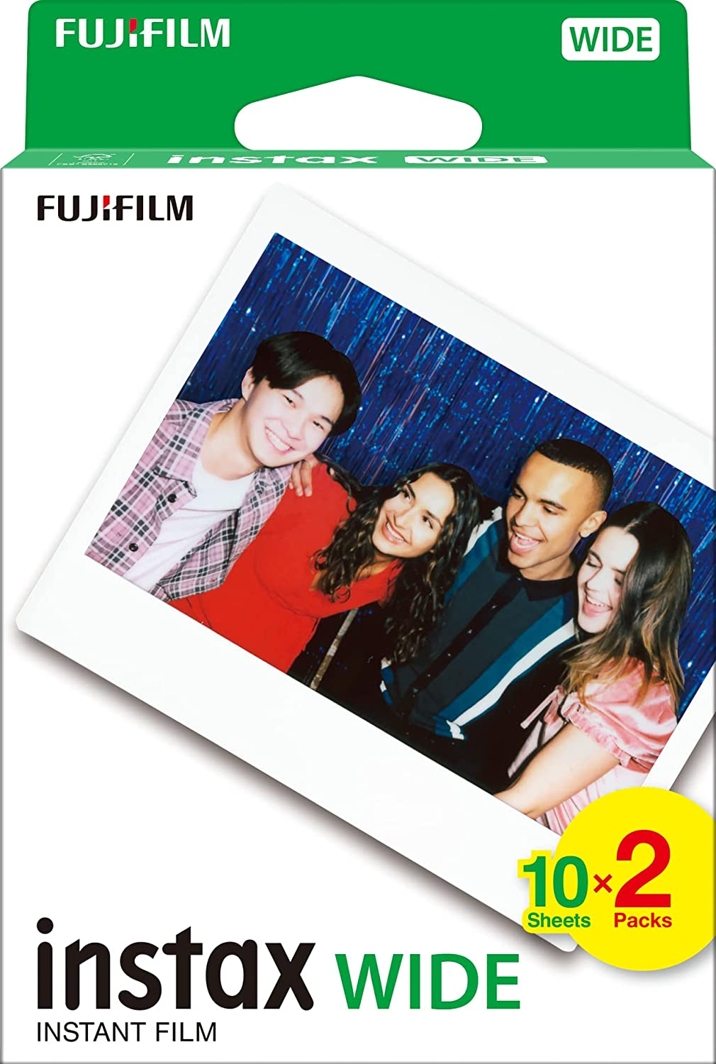 Instax Fujifilm Wide Film, White 20 Pack image number 6