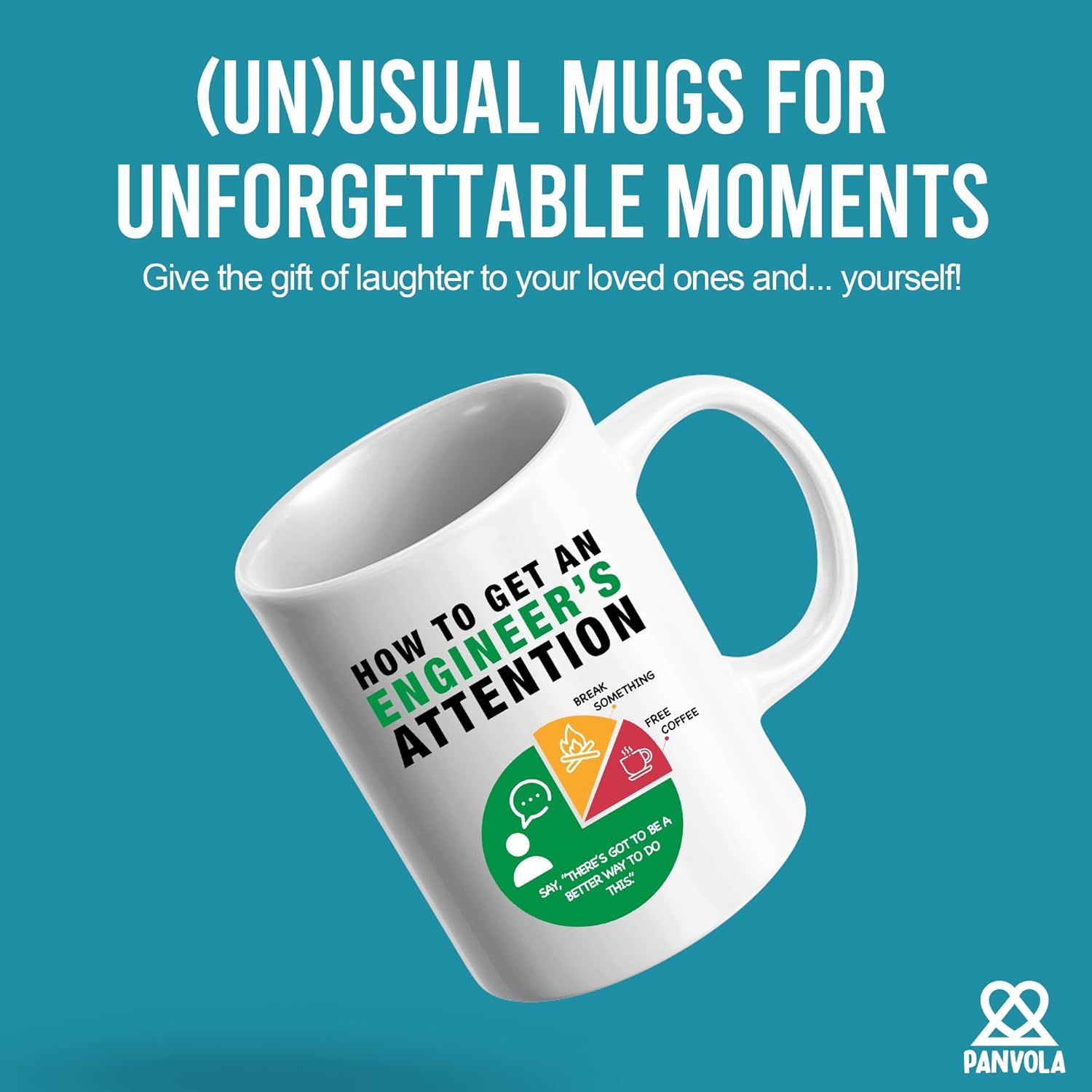 How to Get an Engineer'S Attention Funny Coffee Mug for Engineering Boyfriend Husband Student Son Daughter Coworker Friend from Dad Mom Wife Girlfriend Novelty Drinkware Ceramic Tea Cup 11Oz White