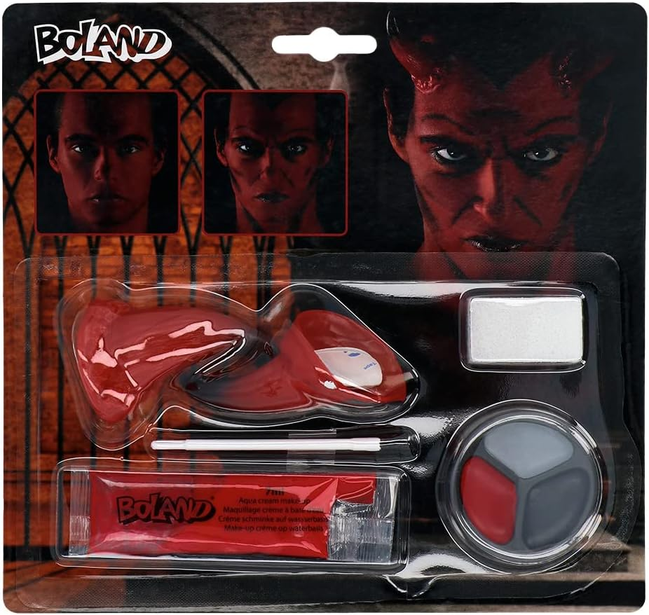 Boland 45085 Zombie Make-Up Set, Multi-Piece Makeup Set for Carnival or Halloween, Make-Up for Fancy Dress Costumes image number 2