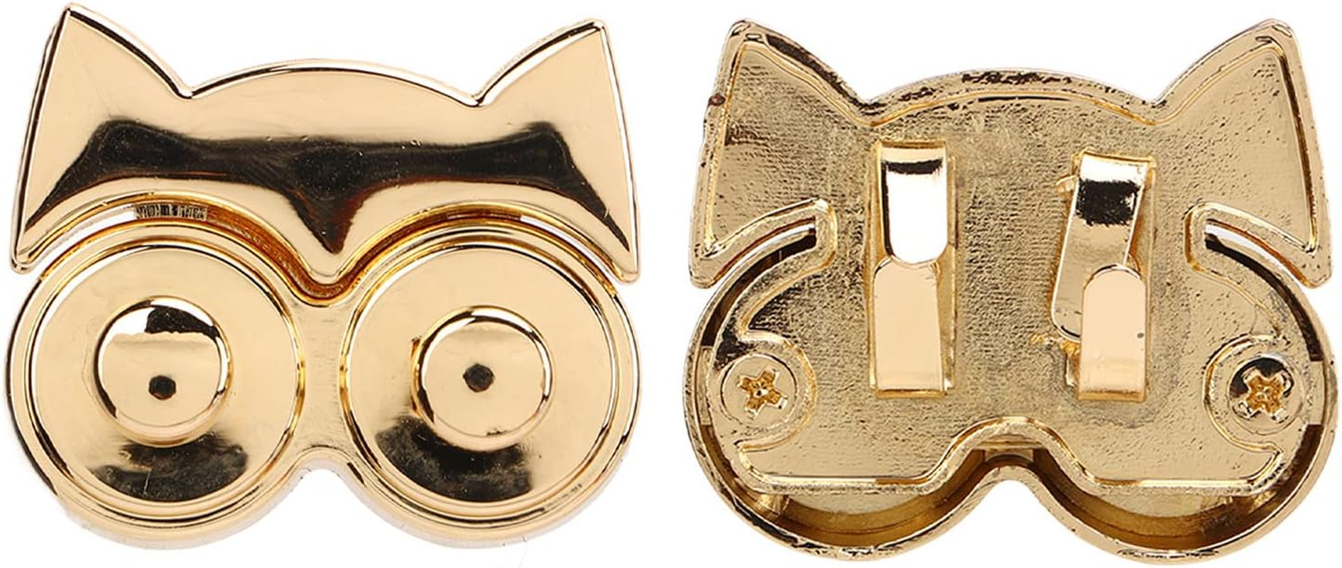 Lmrysalque 3Pcs Thumb Purse Lock Owl Shape Alloy Material Decorative DIY Bag Making Supplies for Suitcases Leather image number 1