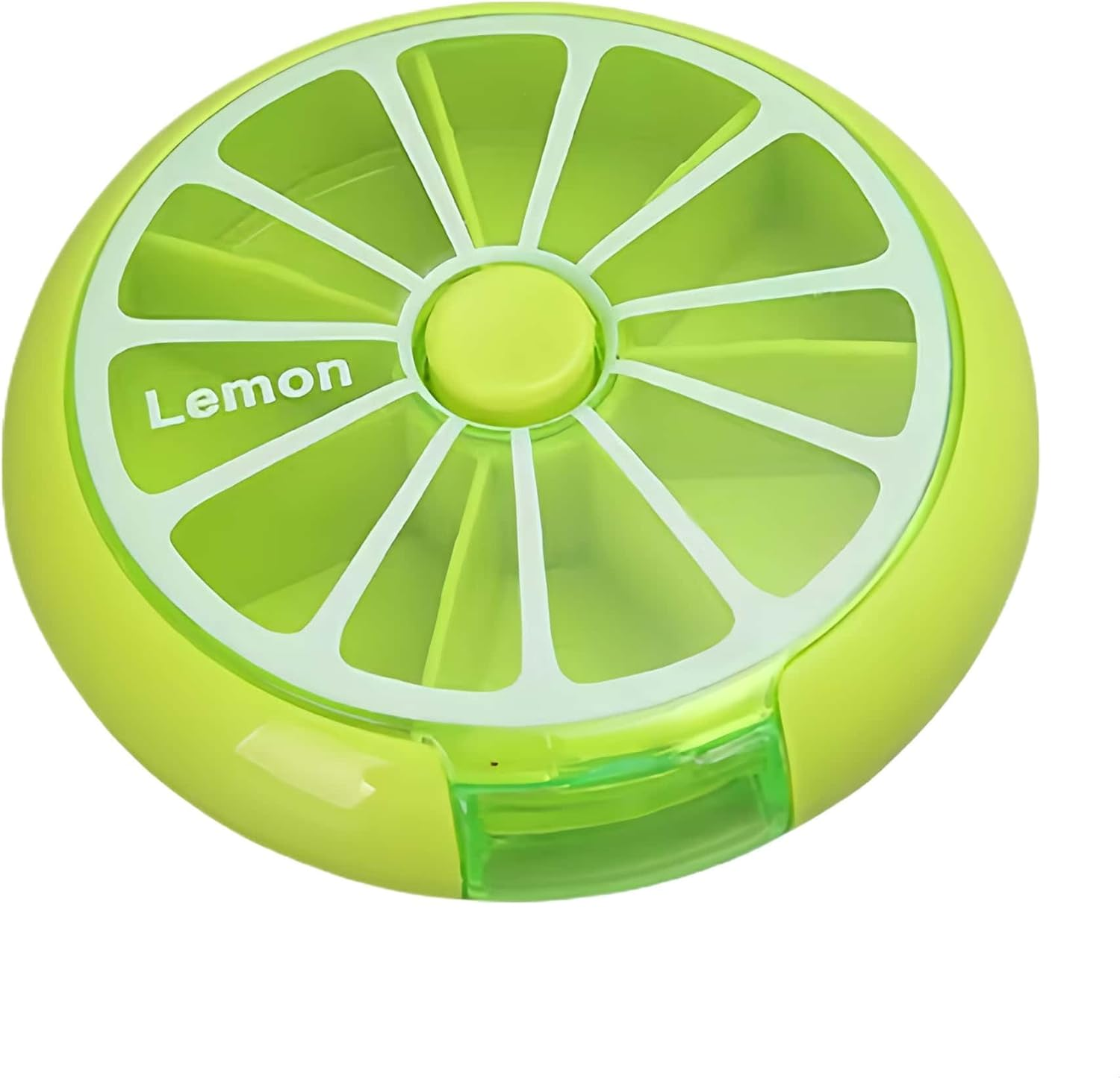 ARREBOL 7 Compartment Pill Organiser, Compact Daily Medication Case for Travel & Home, Portable Pill Box with Moisture-Proof Seal image number 3