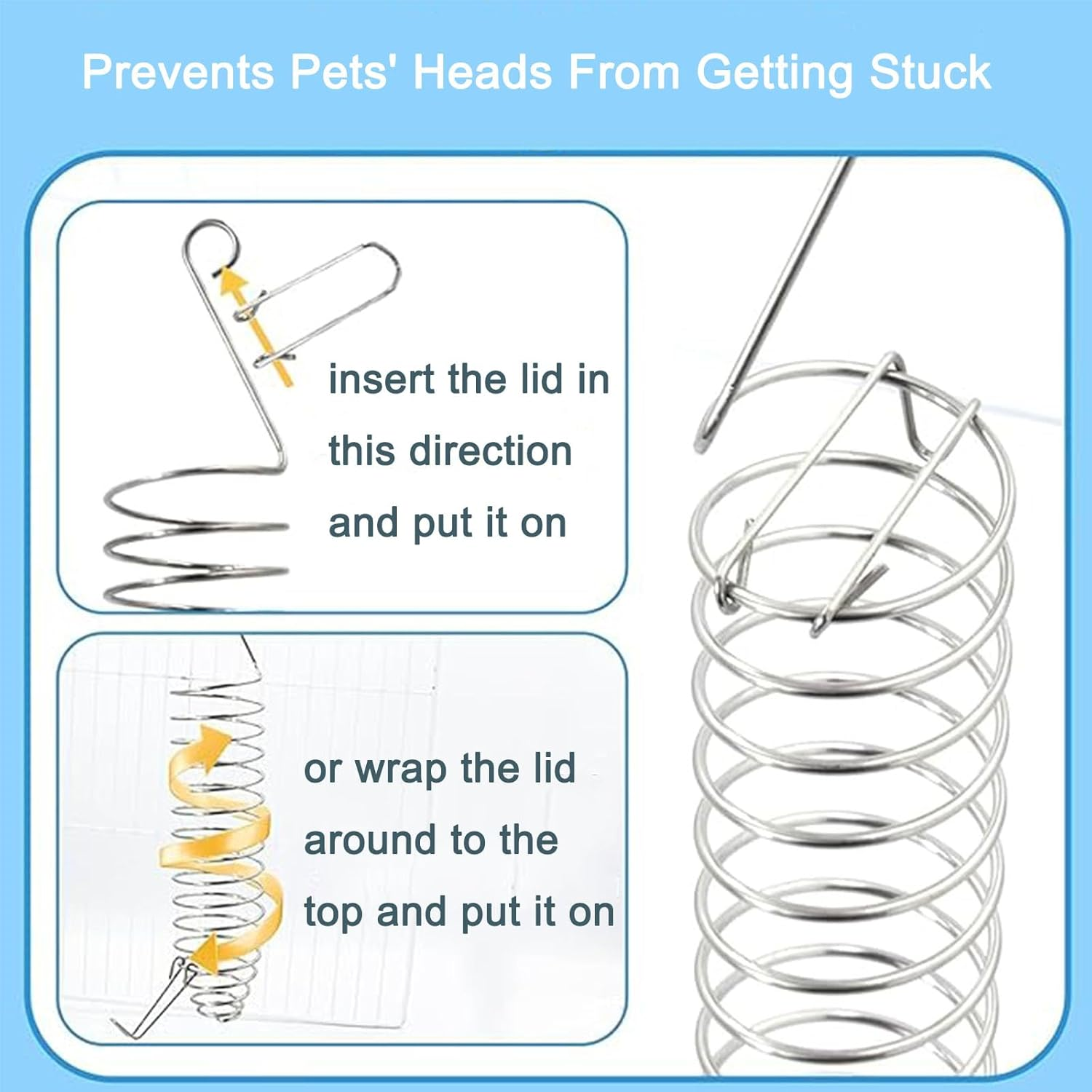 2Pcs Stainless Steel Rat Foraging Toys - Hanging Puzzle Feeder for Fancy Mice, Rodents & Parakeets - Fruit/Veggie Holder Cage Accessories image number 1