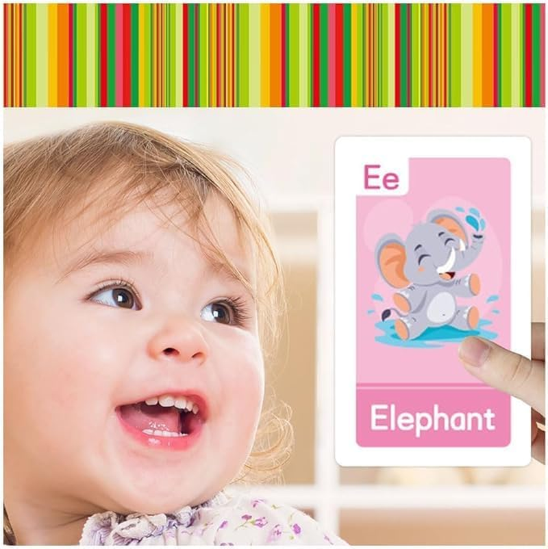 Early Learning Flash Cards Number Flash Cards Alphabet Flash Card 2-4 Years, Learn Colors Number Shapes Animals ABC Letters Sight Words image number 1