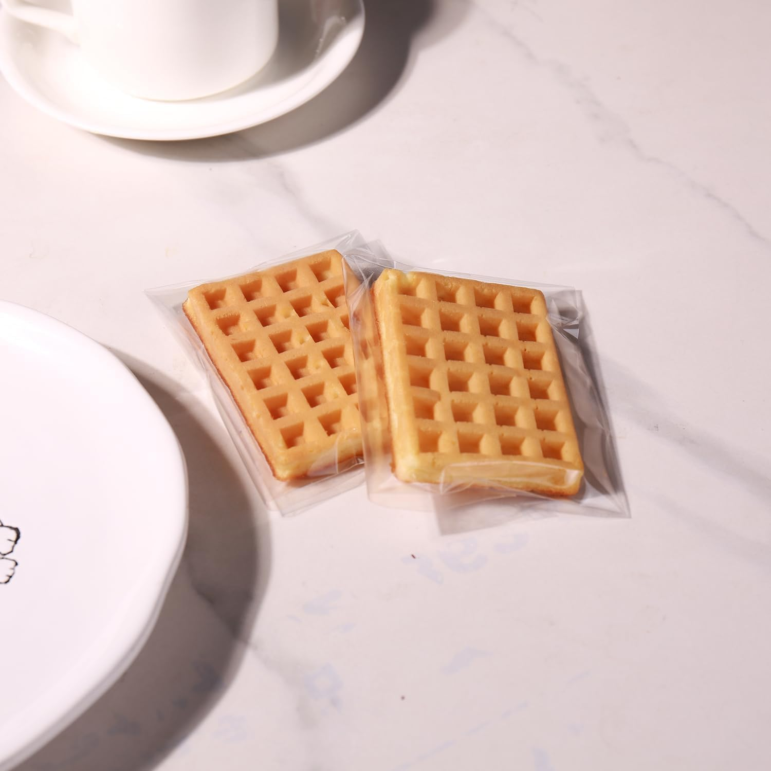 4"X4" Clear Self-Sealing Cellophane Bags, Resealable Treat Bags for Candy Snack Cookies, Baked Food and Party Favors, Cookie Bag for Gift Giving Bakery Cook Gift Wrapping(4X4 Inch (Pack of 200)) image number 2