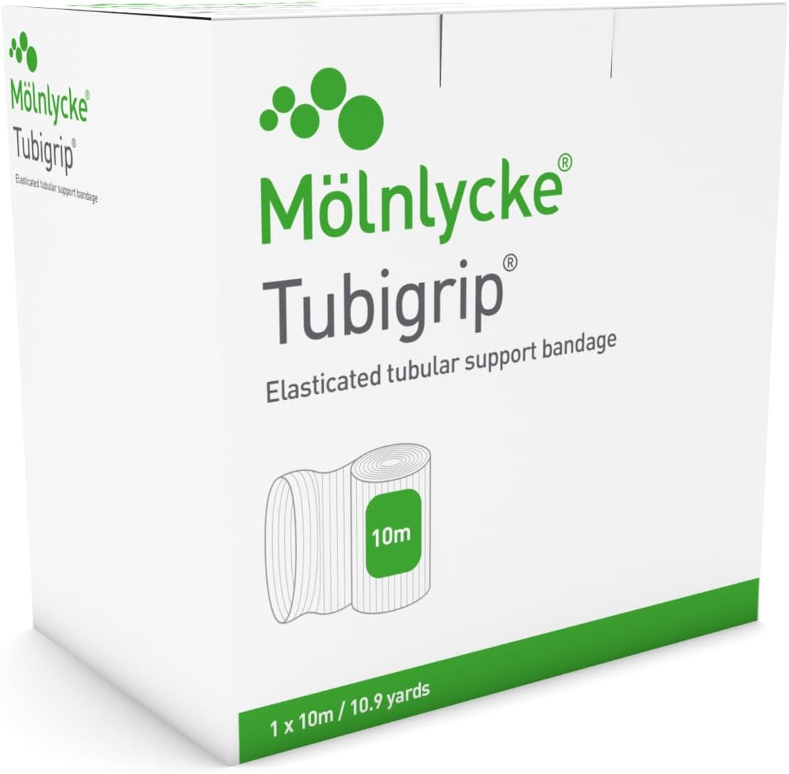 Tubigrip G Beige X 10M | Firm Support for Sprains, Strains and Swelling of Large Knees or Thighs