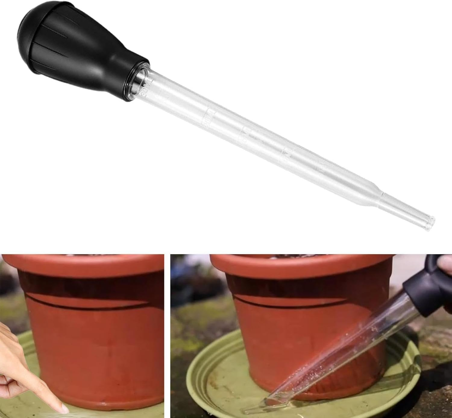 Etyldya Large Pipette with Scale Pipettes -Drops Long with Rubbers -Lamp Eye Dropper for Baking Kitchen Experiment Essential Oil image number 1