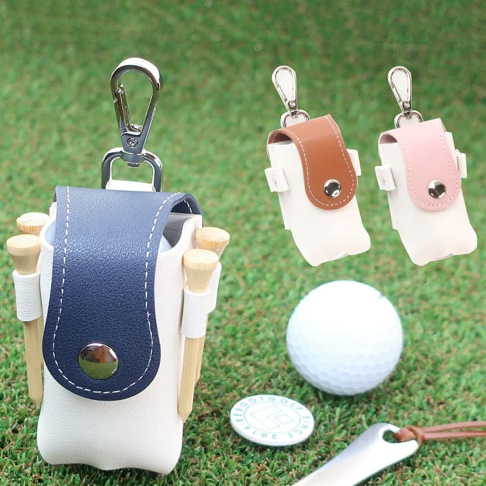 Golf Ball Carry Bag, Hook Design 4 Slots Hold 2 Balls Golf Ball Holder for Sports