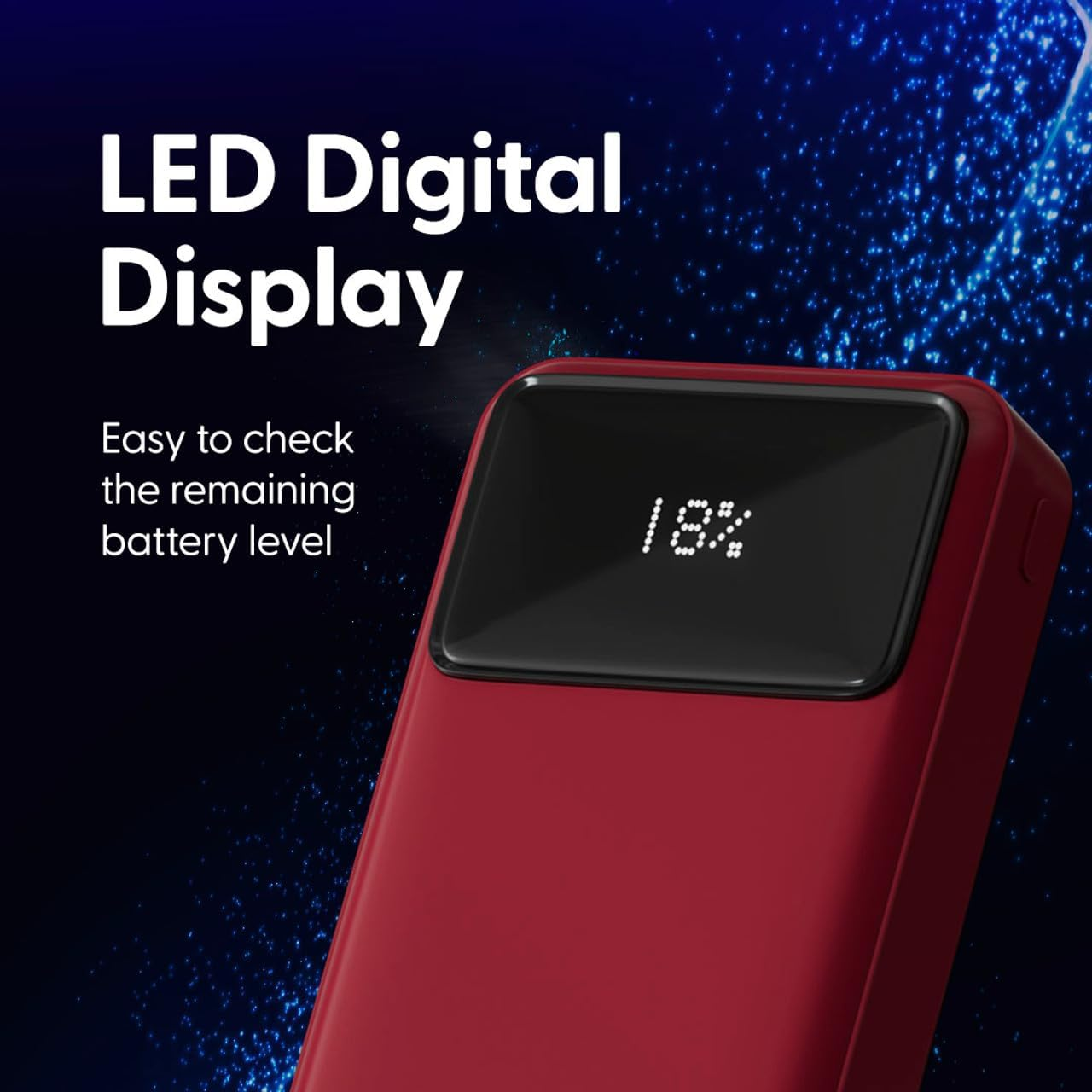 Laser 20000Mah Powerbank Portable Charger with USB-C and USB-A Output, LED Display, 3-In-1 Cable Included - Travel Accessories for Iphone15/14/13/12/Pro Max, Samsung, Ipad, Tablet, Everyday and Travel image number 4