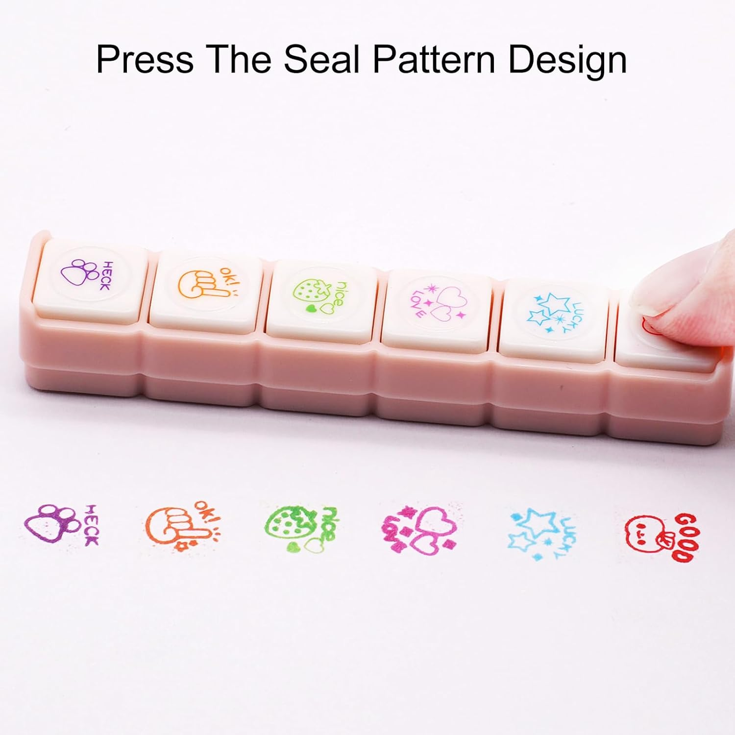 Notebook Stamp with Multiple Cute Weather Designs for Scrapbook, DIY Paper Decoration, Teachers Motivation image number 4