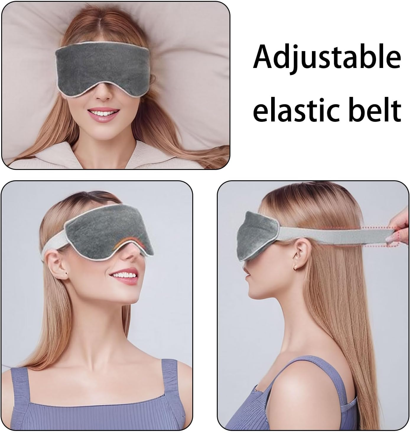 Heated Eye Mask, Soothing Steam & Cooling Therapy for Dry Eyes, Weighted Sleep Mask, Apply for Dry Eyes, Migraine Relief,Eye Treatment image number 1