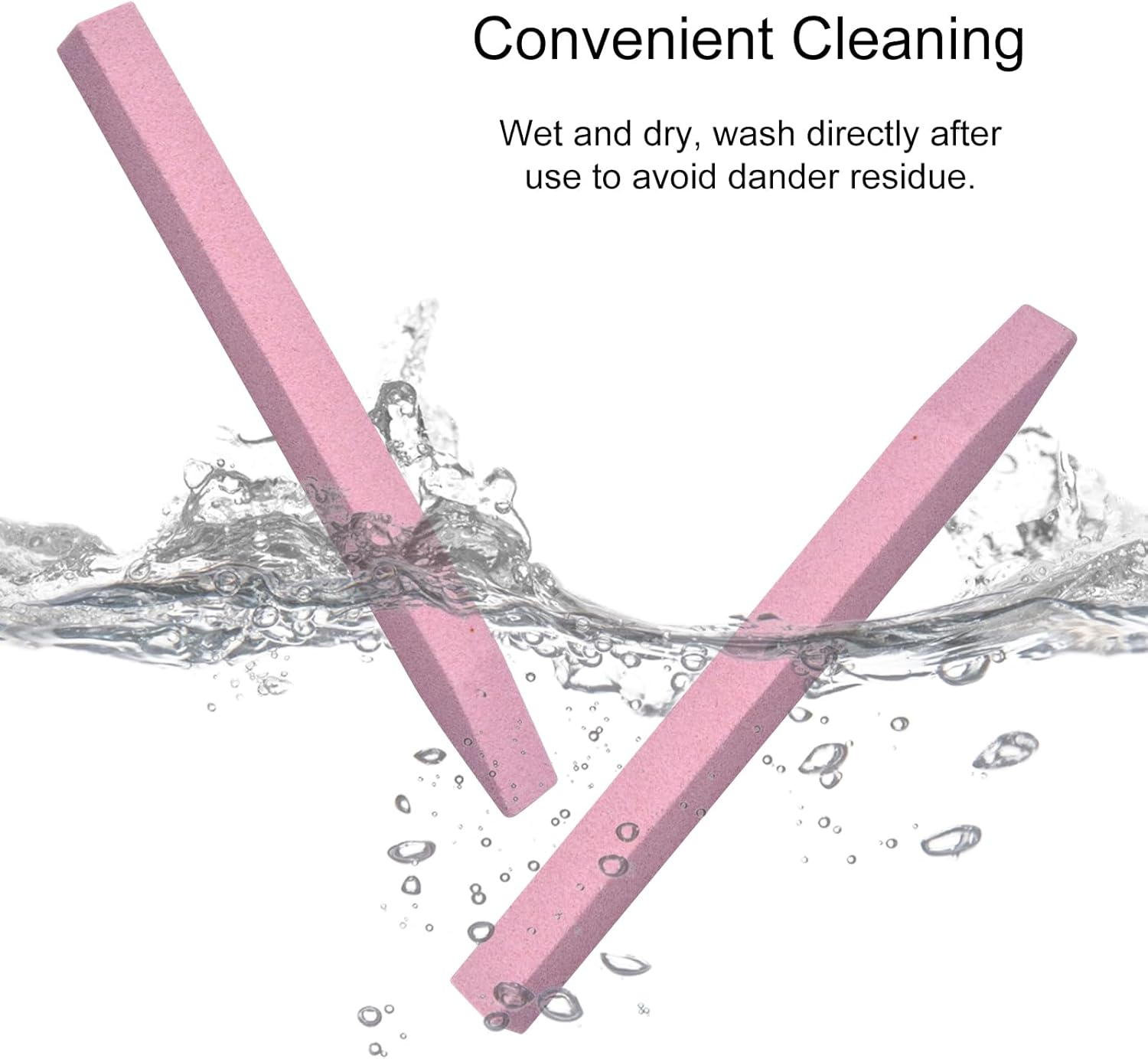 Jaasuee 8 Pieces Stone Nail File and Pumice Stone Stick Set - Nail Cuticle Pusher and Buffing Tool for Home and Salon Use image number 2