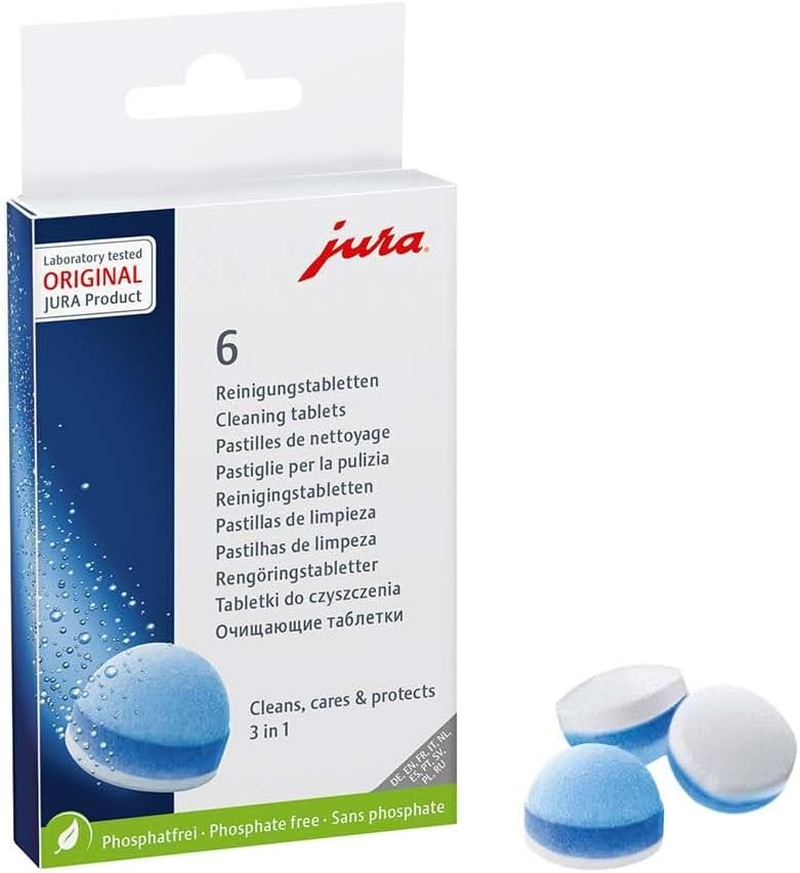 Jura 3-Phase 6 Cleaning Tablets image number 1