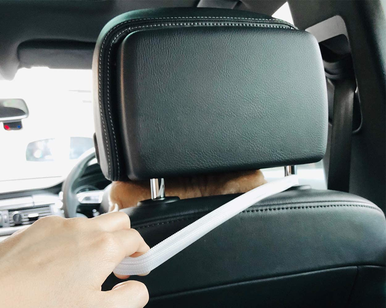 DS. DISTINCTIVE STYLE Car Neck Pillow Cute Corgi Butt Headrest Cotton Pillow Soft Headrest Pillow image number 1