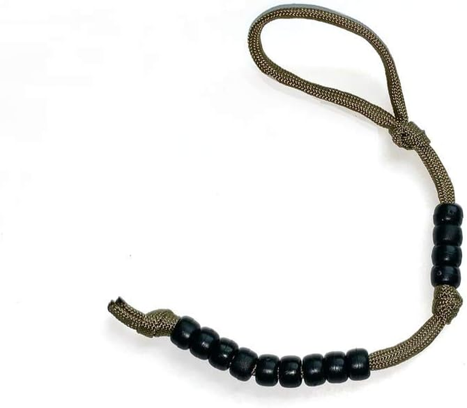 Coyote Brown Pace Counter Matte Black Veteran Made Ranger Beads image number 2