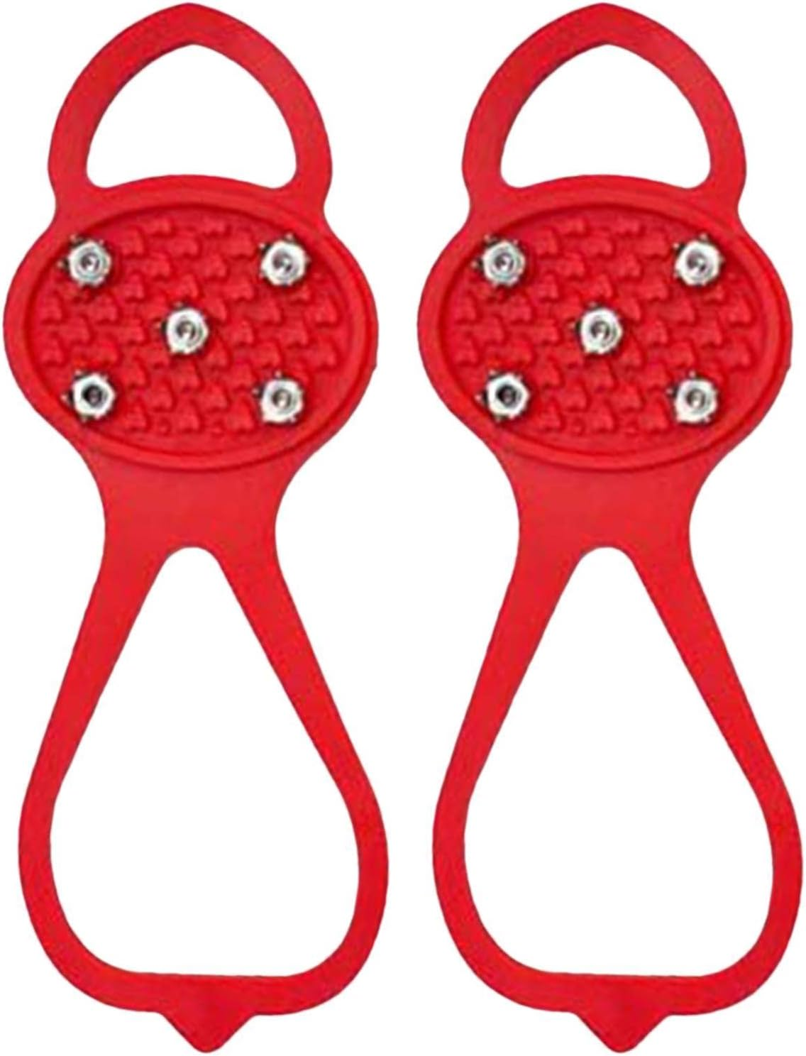 Gripper Spikes | Boot Spikes for Snow and Ice with 5 Tooth, anti Slip Rubber Grips Spikes Ice Cleats Snow Grips Ice Fishing Gear for Shoes And image number 5