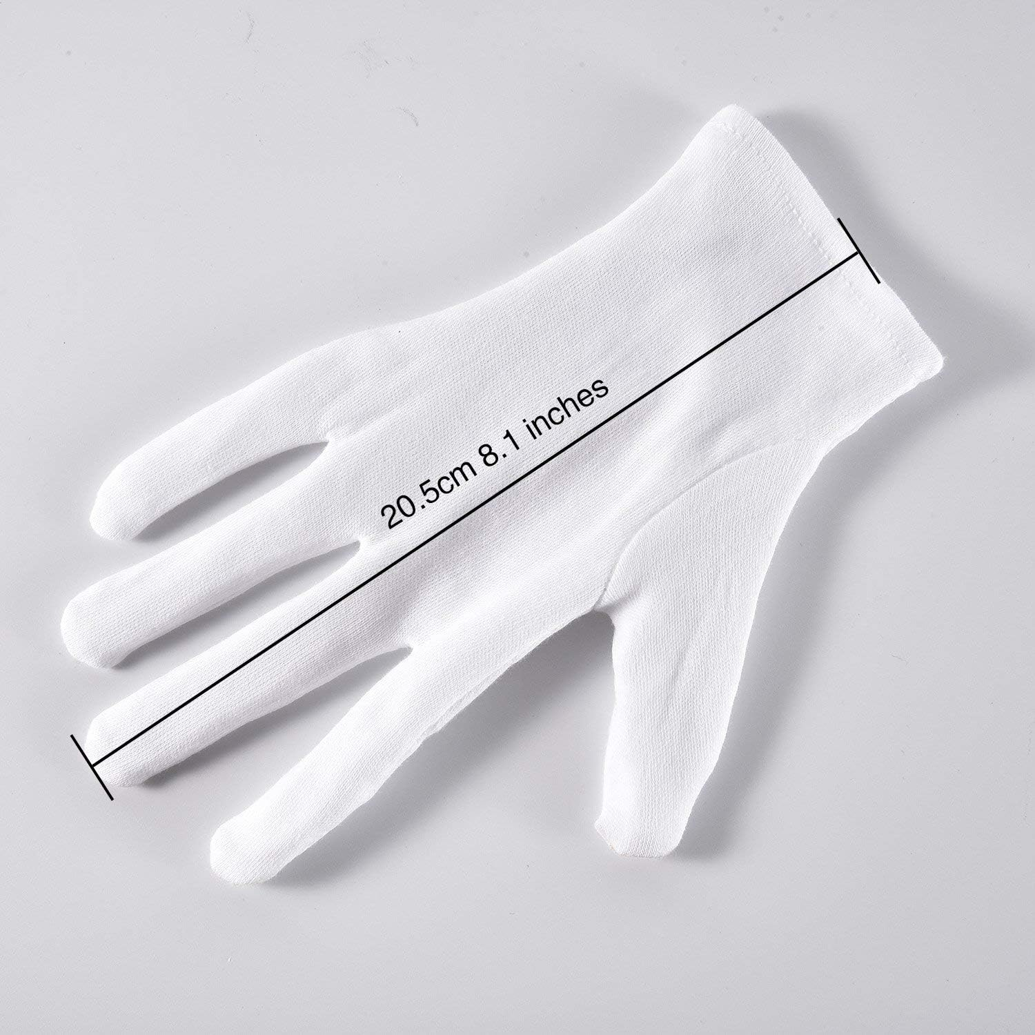 Moisturizing Gloves Cotton Gloves Hand Spa Gloves S Size White 4 Pairs