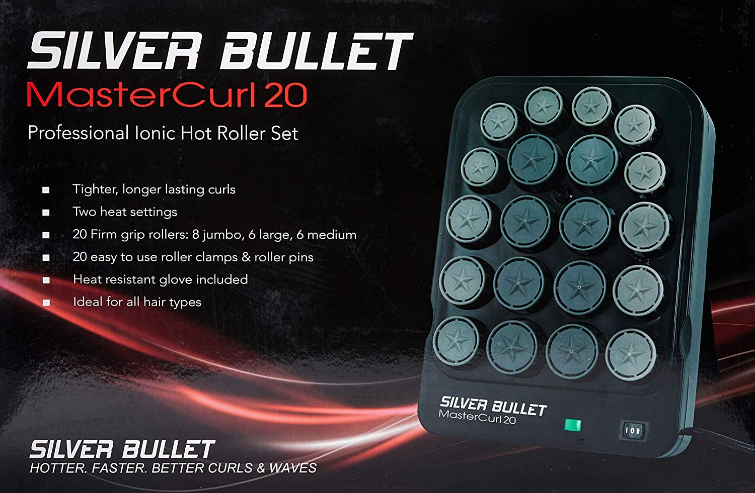Silver Bullet Master Curl Hot Roller Set, 20Pc Set