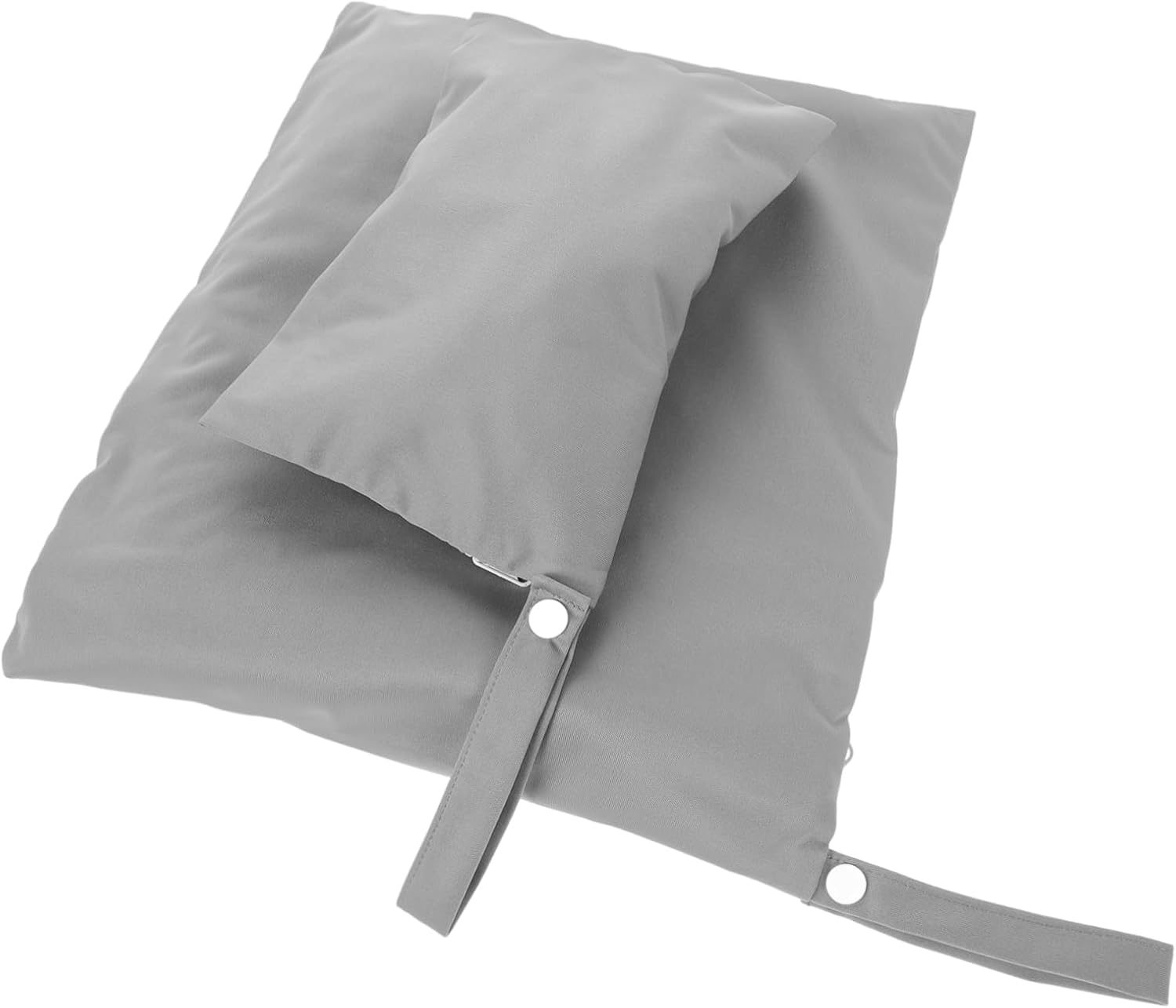 SHOWERORO 2Pcs Diaper Bag Cotton Storage Bag Reusable for Travel Beach Pool Straps image number 5