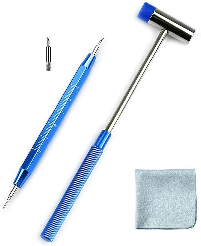 Walquicks Watch Repair Tool Kit - 41Pcs Link Removal Set with Spring Bar Tools for Watch Band Adjustment and Watchmaker Maintenance image number 4