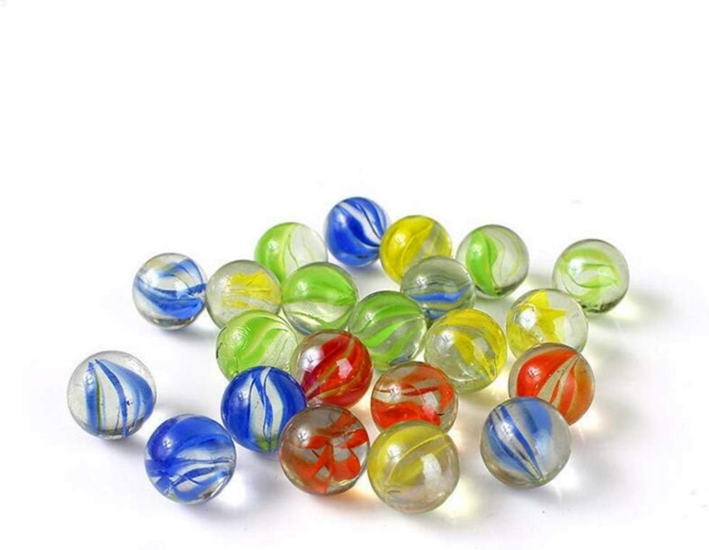 20 Pcs Color Mixing Glass Marbles 16Mm/0.63Inch Kids Marble Games DIY and Home Decoration image number 3