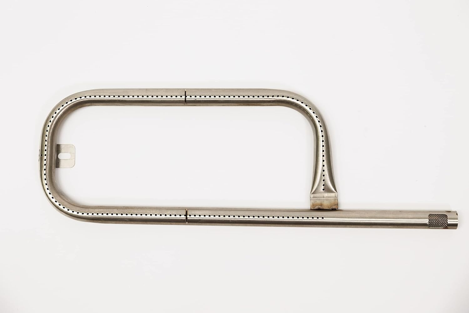 CAMPAQUIP Stainless Steel Grill Burner Replacement for Weber Baby Q Series Q100 Q120 Q1000 Q1200 P Shaped Mega Flame Burner (NOT for N Series) image number 2