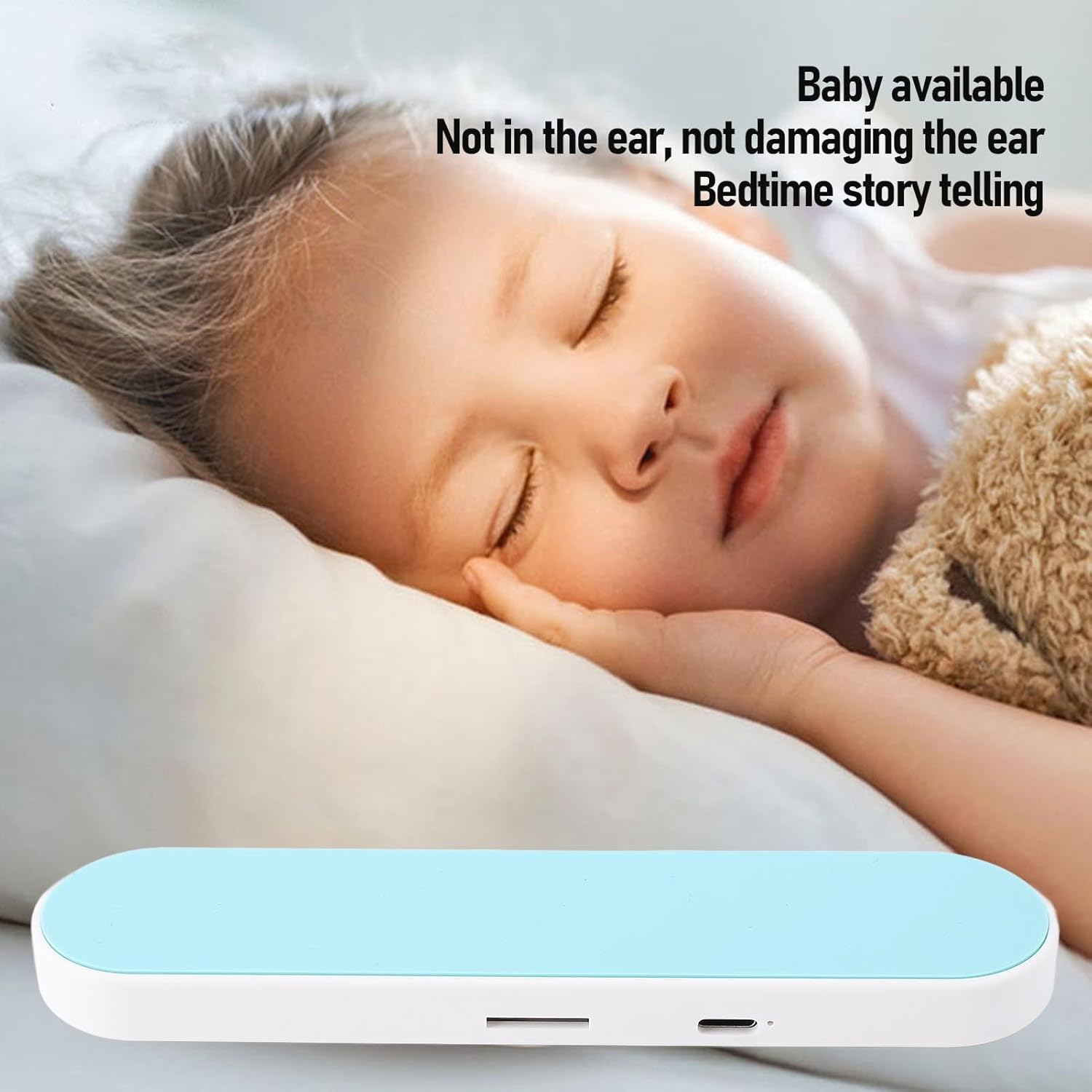 Luocute Pillow Speaker, Sleep Sound Machine with Bone Conduction and Auto Shut off Timer, for Improved Sleep and Relaxation image number 6