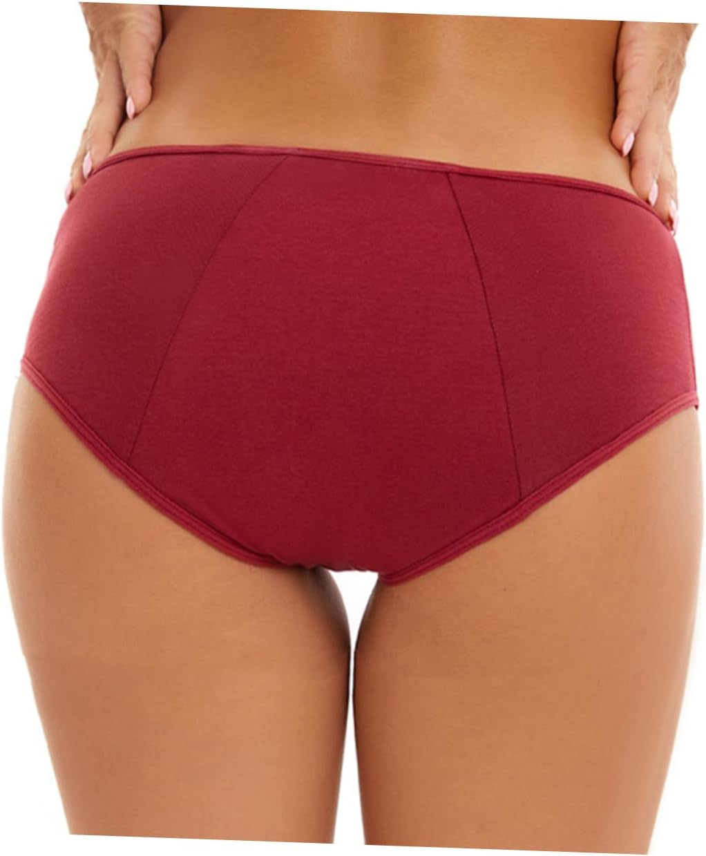 Outanaya 3Pcs Cotton Leakproof Menstrual Underwear Washable Period Panties High Absorbency Briefs for Women Postpartum Period Protection Confidence image number 4