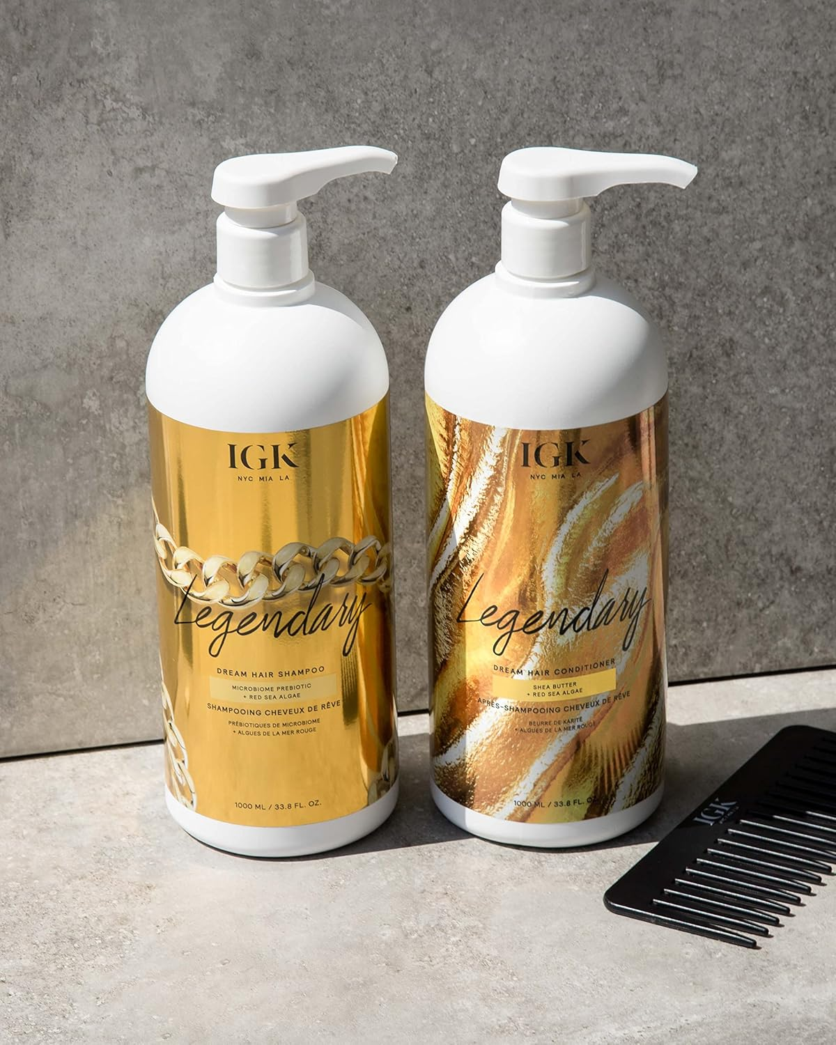 IGK Legendary Hydrating Shampoo 1000Ml/33.8Oz image number 4