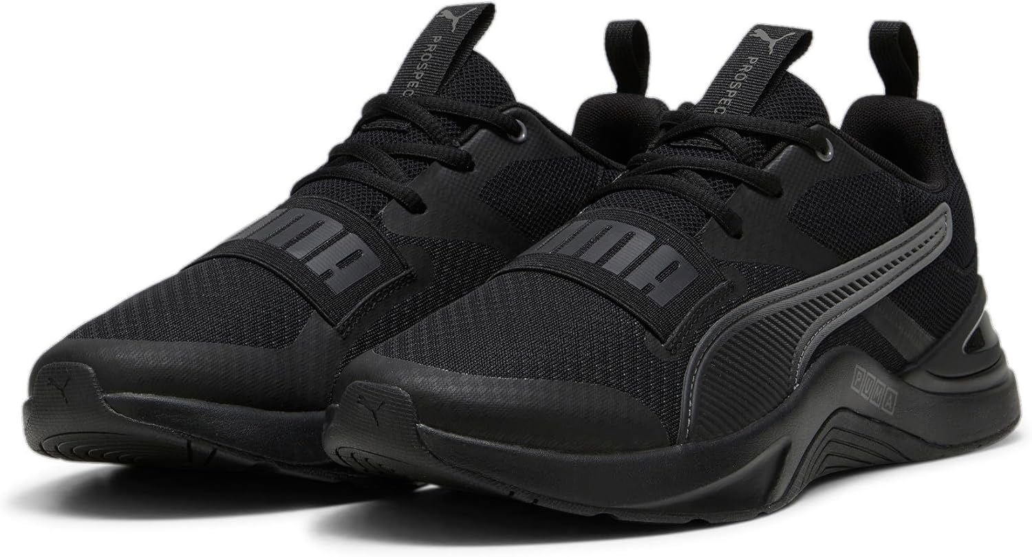 PUMA Men'S Prospect Neo Force Sneaker, Black/Cool Dark Gray, US 10