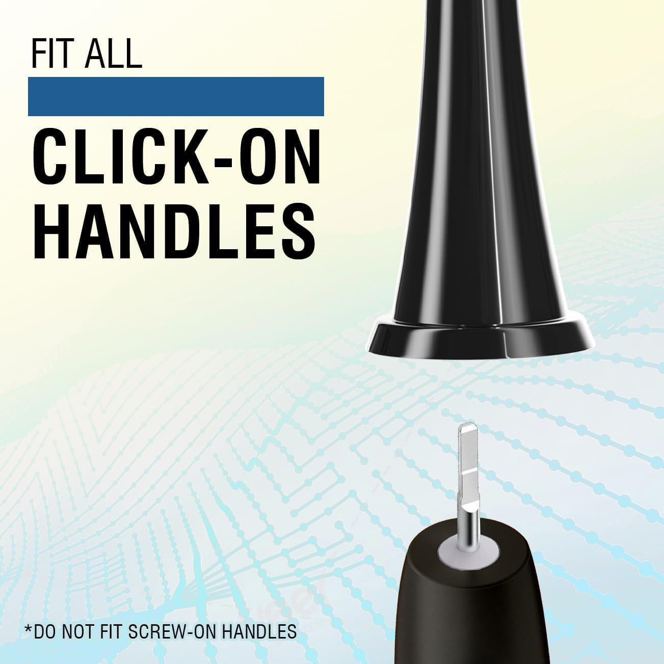 Replacement Toothbrush Heads Compatible with Philips Sonicare Protectiveclean 5100 4300 2100 9000, Diamond Brush Head for Optimal Clean, Standard (8-Pack) image number 4