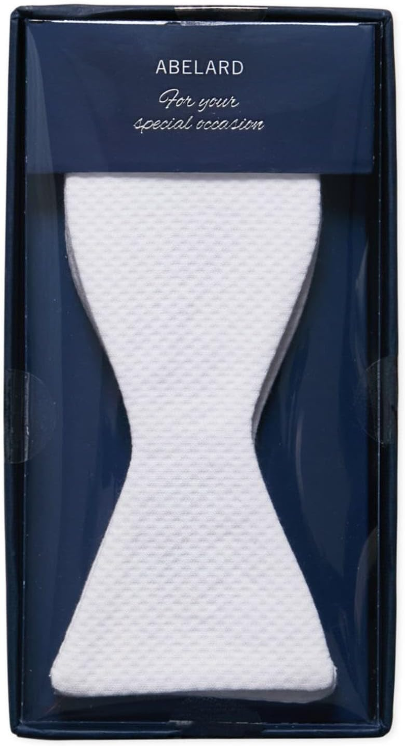 Abelard Men'S Occasions Marcella Bow Tie, White, One Size image number 3