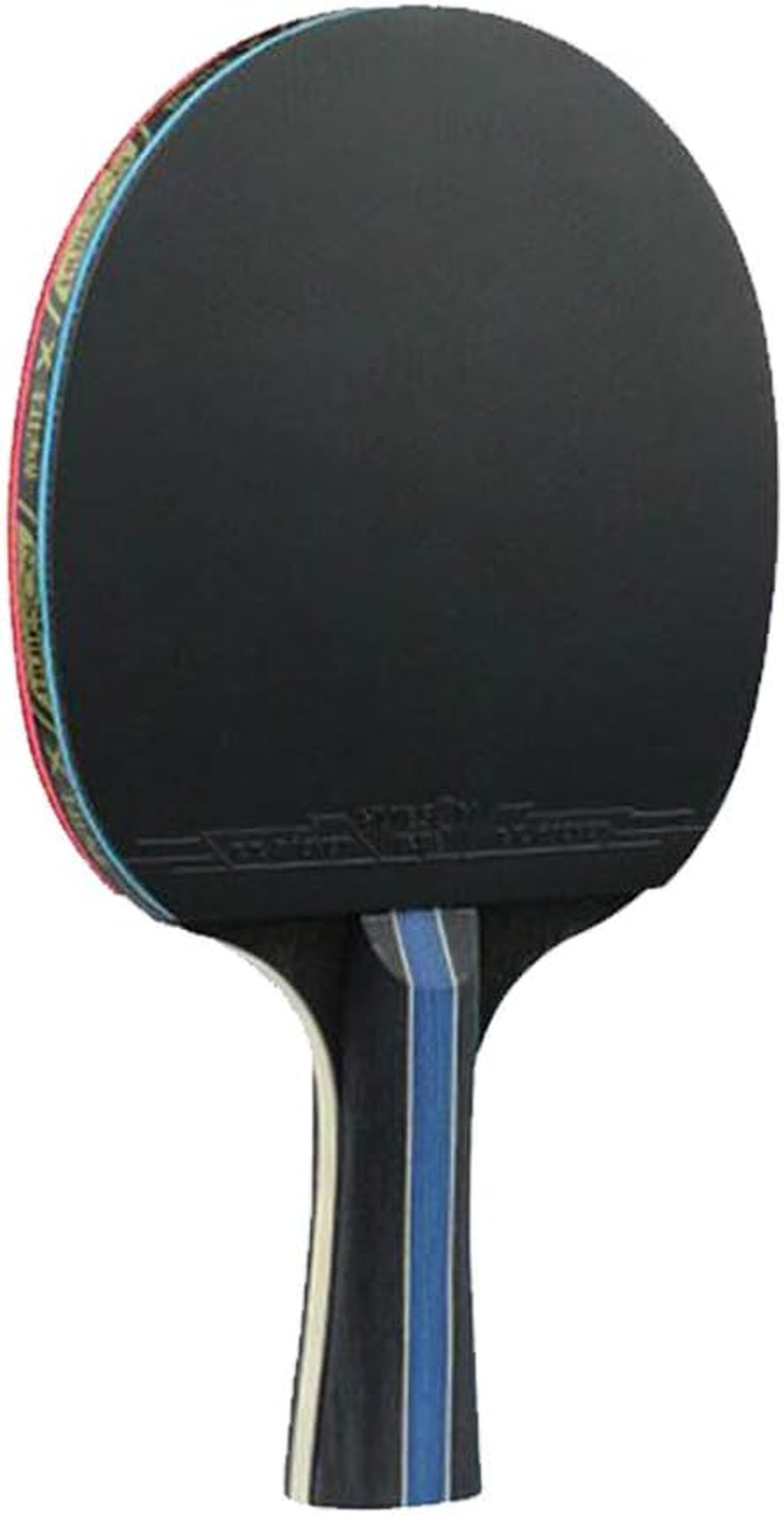 4 Star Table Tennis Racket Pimples-In Rubber Table Tennis Bat Ping Pong Paddle with Bag image number 5