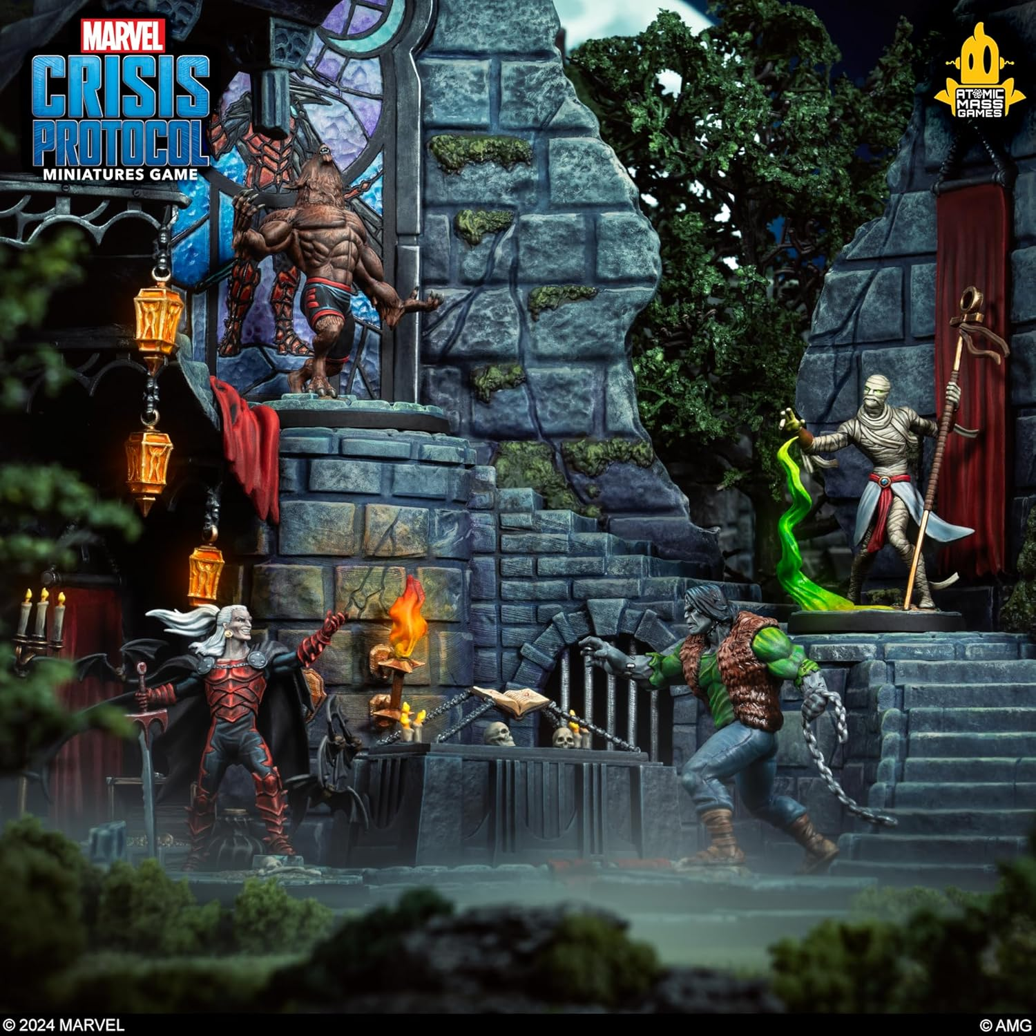 Asmodee North America Embargoed Marvel Monsters Unleashed Character Crisis Protocol Miniatures Game Pack image number 6