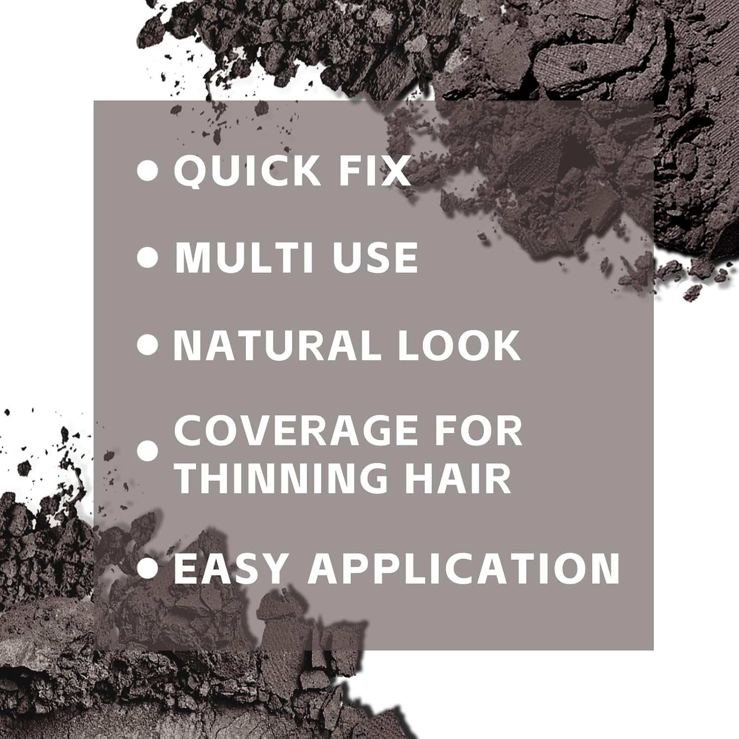 Apooliy Hairline Powder,Hair Shadow for Thinning Hair for Women and Men,Cover Gray Hair Root Touch up Powder,Hair Shading Filler - 03-Grey Brown image number 4