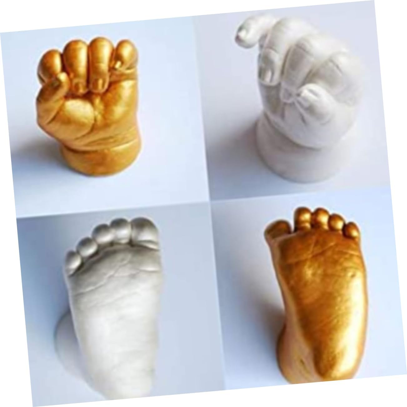 Hand Mold Powder for Newborn Hand Casting Kit for Boys and Girls Use as Keepsake image number 5