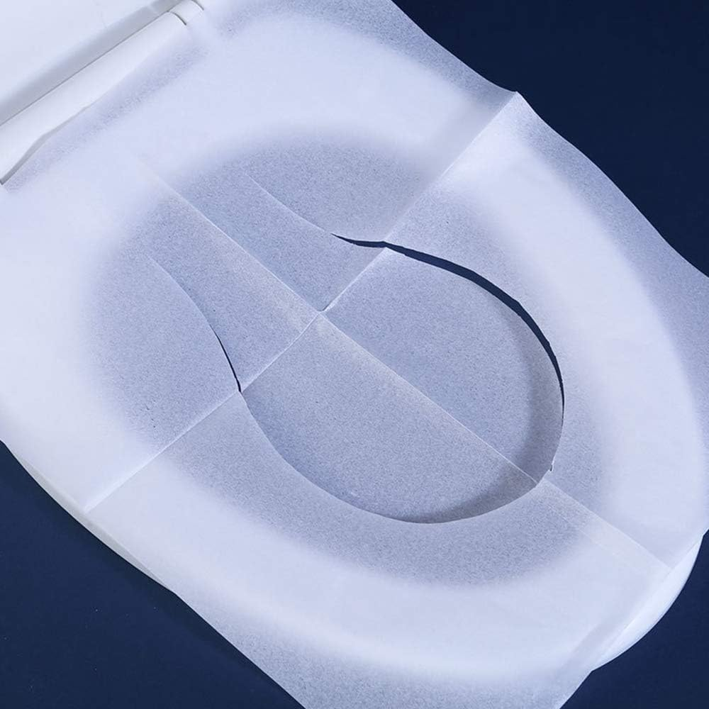 Disposable Toilet Seat Covers for Travel - 200 Count Biodegradable & Flushable, Self-Dissolving Seat Cover for Public Restroom, Fits in Standard Dispensers | for Adults and Kids Travel, Public Restroom Sanitation, Hotels, Bed and Breakfast Owners image number 5