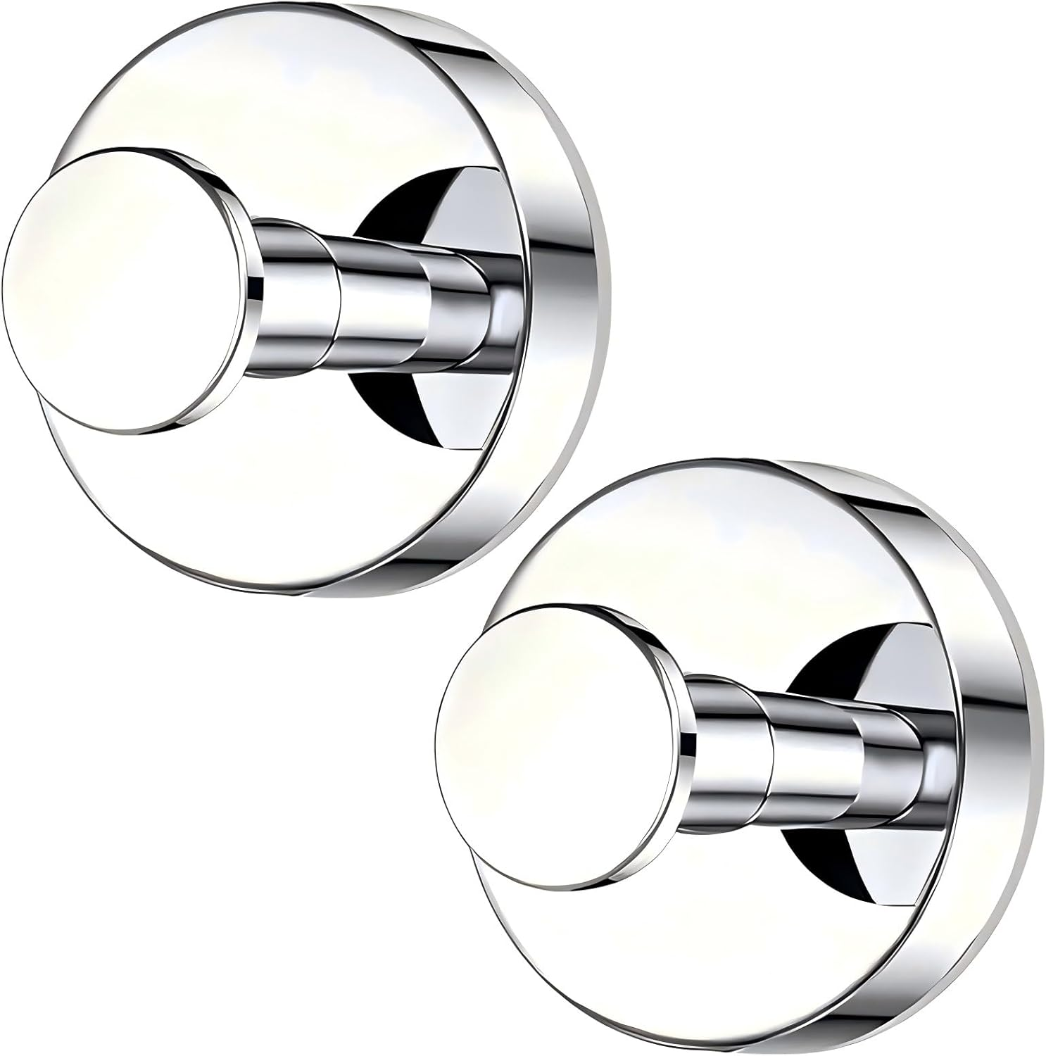 4 Pcs Suction Cup Hooks for Shower, No-Drill Bathroom Hooks Can Pull up to 15 Lbs for Kitchen, Toilet, Restroom on Glass, Suction Hook Suitable for Hanging Towels Suction Hooks, Rustproof, Matte Black