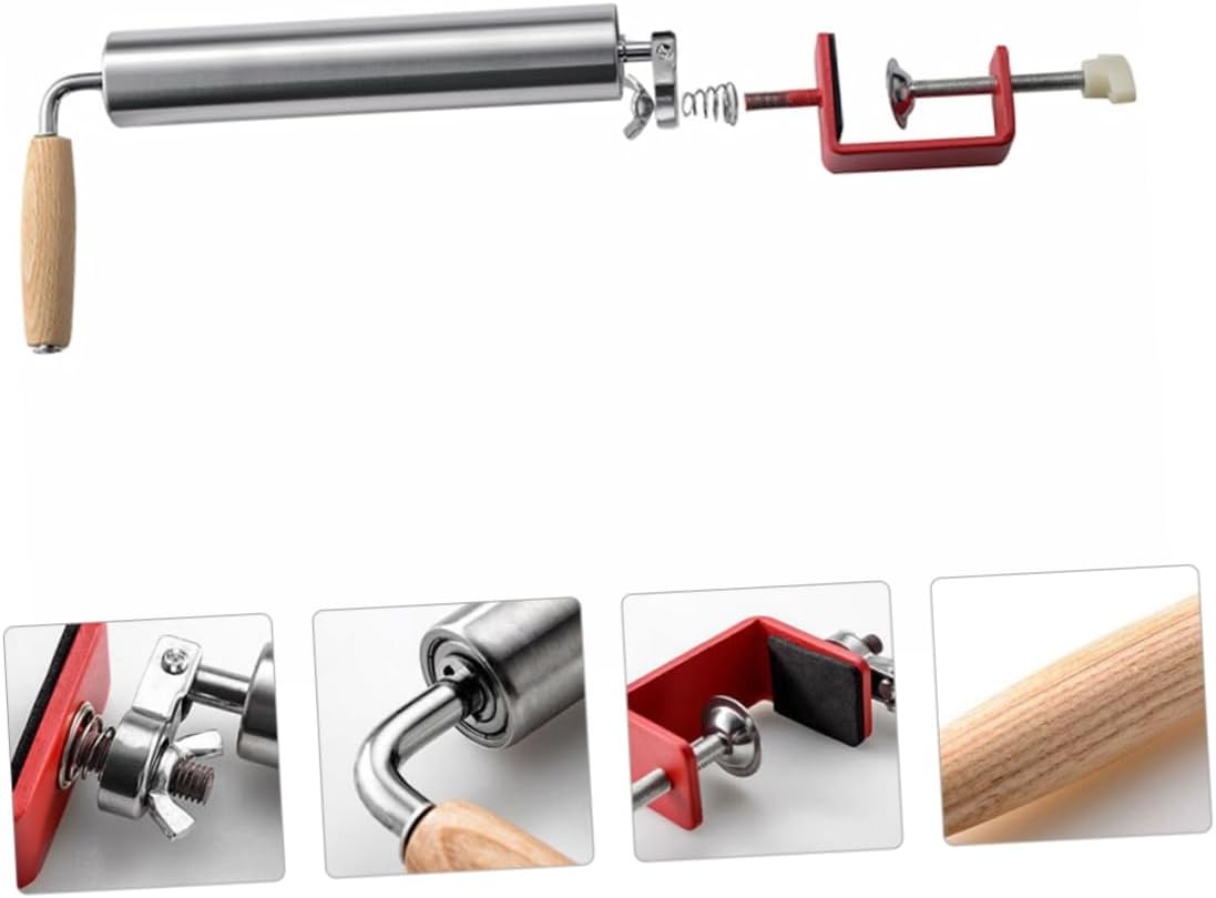 Stainless Steel Rolling Pin for Kitchen Practical Dough Roller for Baking Cookies and Pastry Dough image number 5