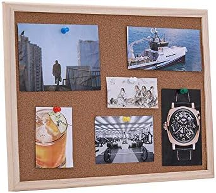 30Cm X 40Cm Cork Pin Message Notice Board Cork Board Pin Bullentin Boards Felt Memo Board for Offices Bedroom Kitchen image number 1